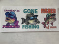 Gone Fishing cup wrap