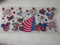 Elsa Red white and blue cup wrap