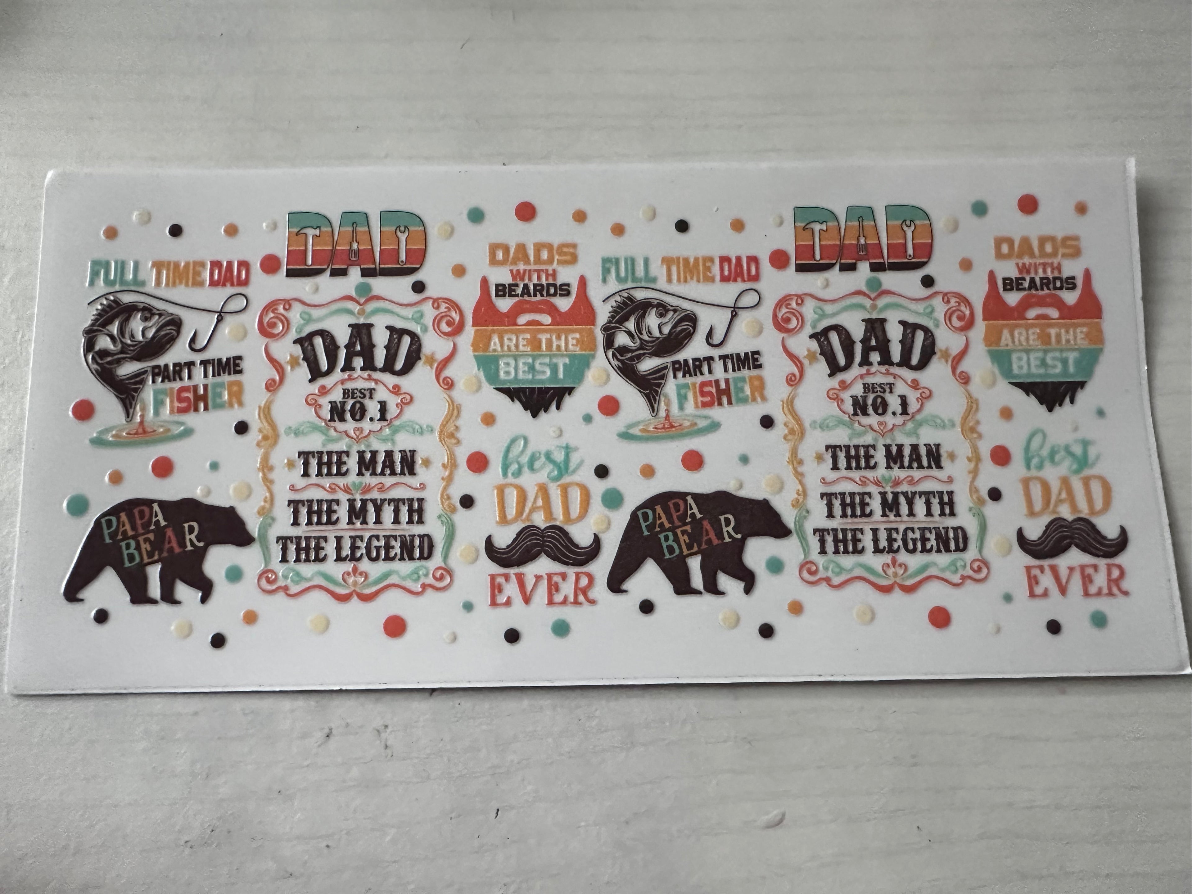 Papa Bear Cup Wrap