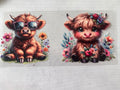 Floral Cow Cup Wrap