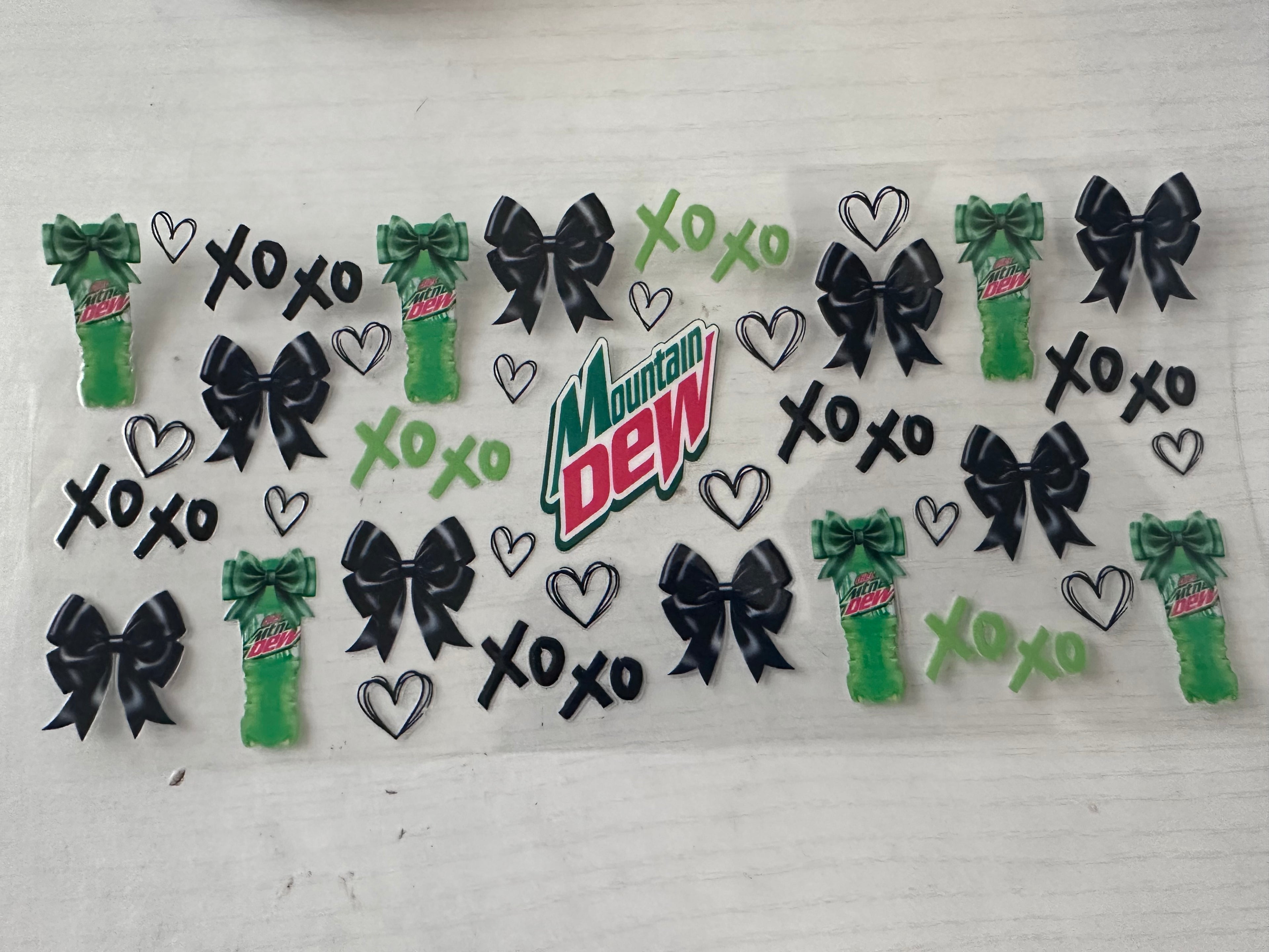 Mtn Dew XO cup wrap