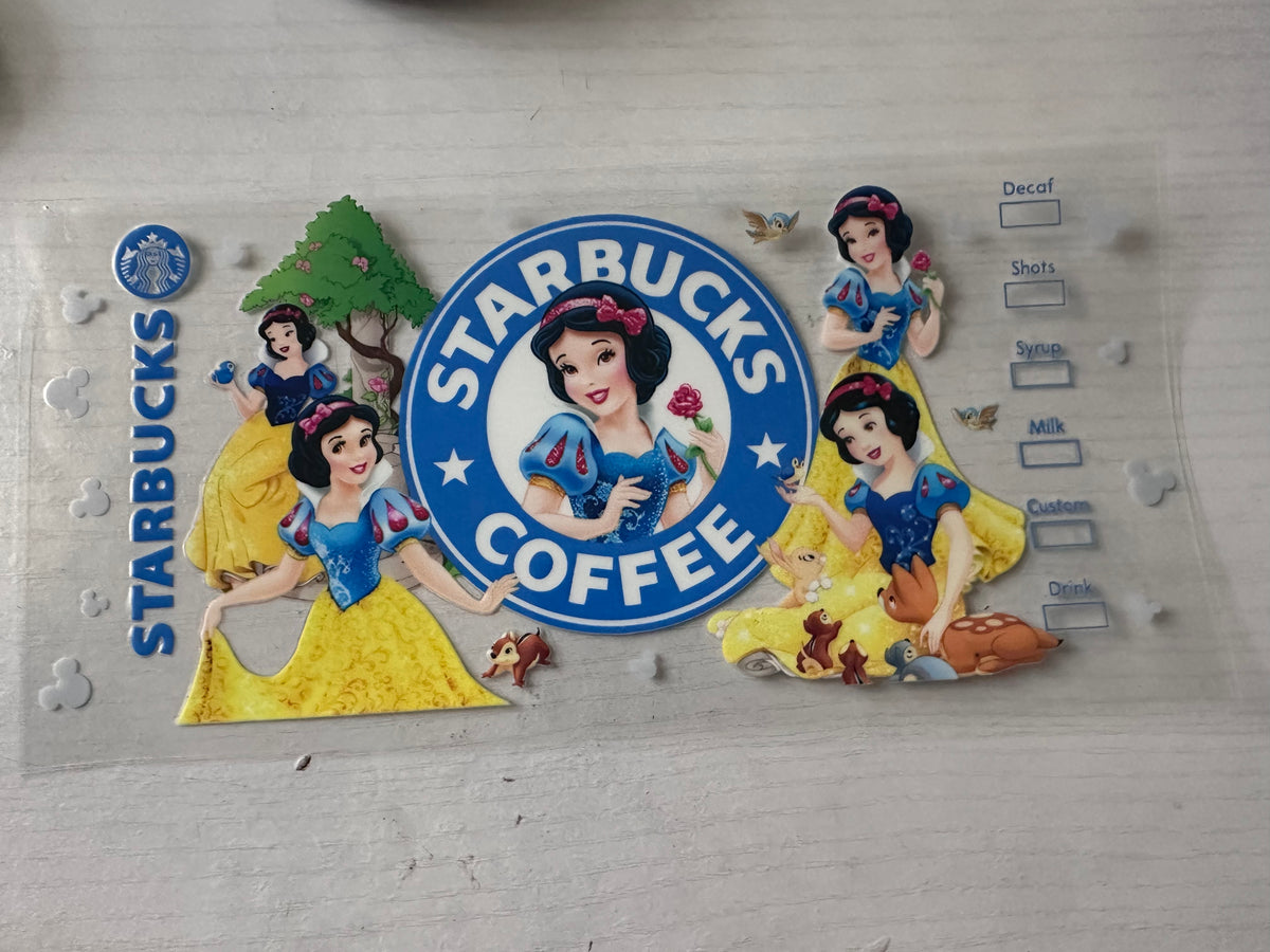 Snow White Coffee Cup Wrap