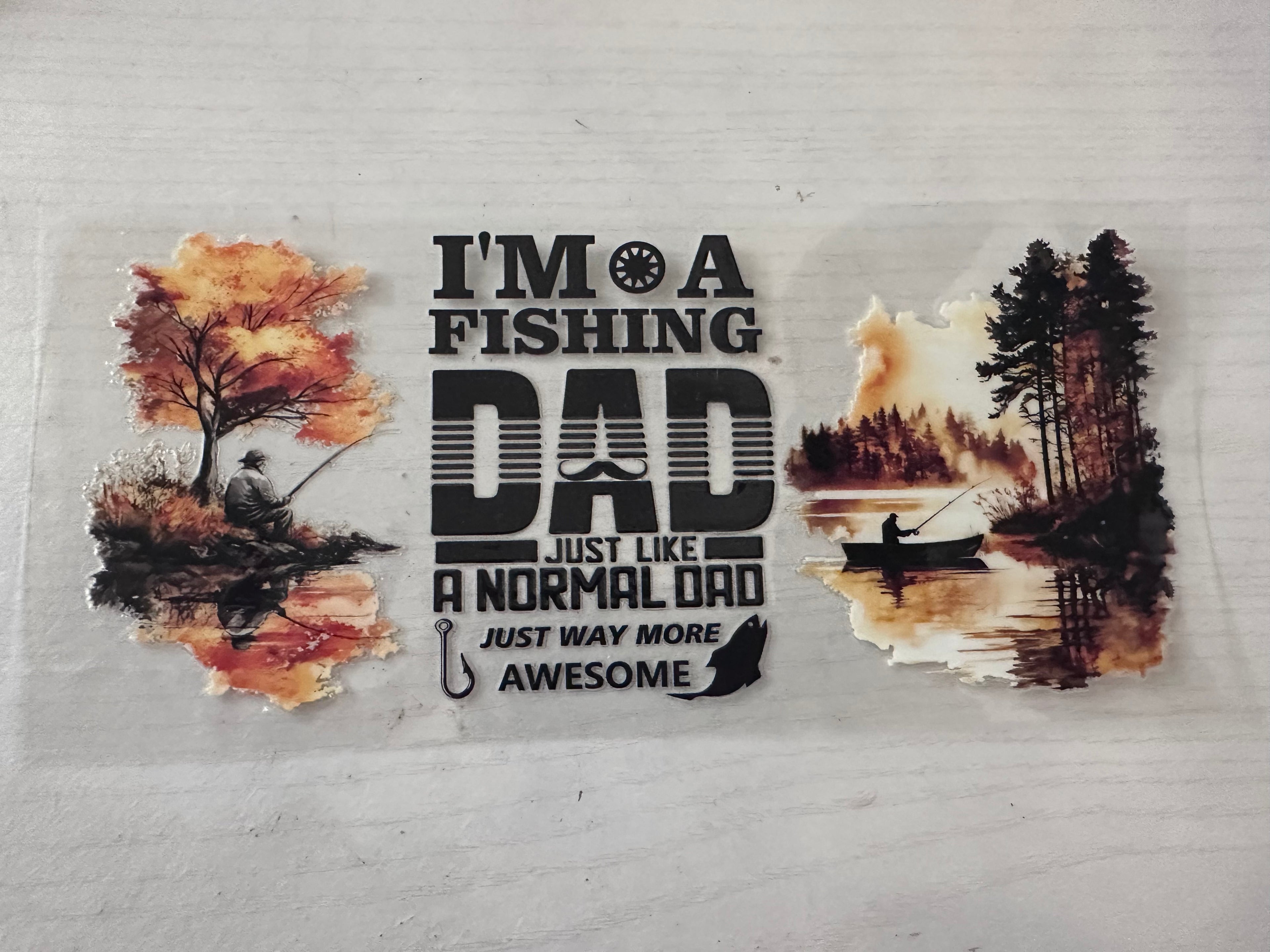 Fishing Dad cup wrap