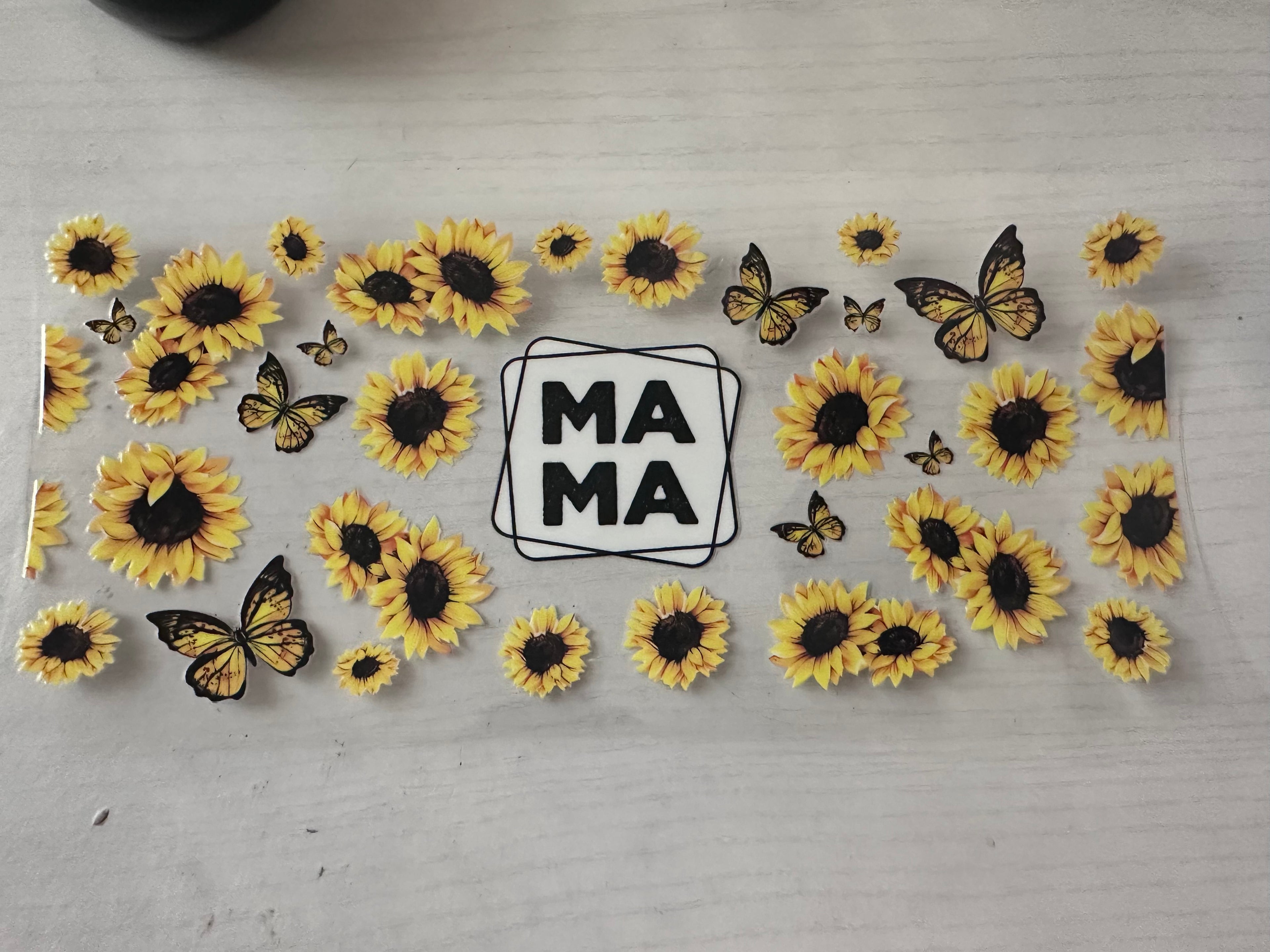 Sunflower mama cup wrap