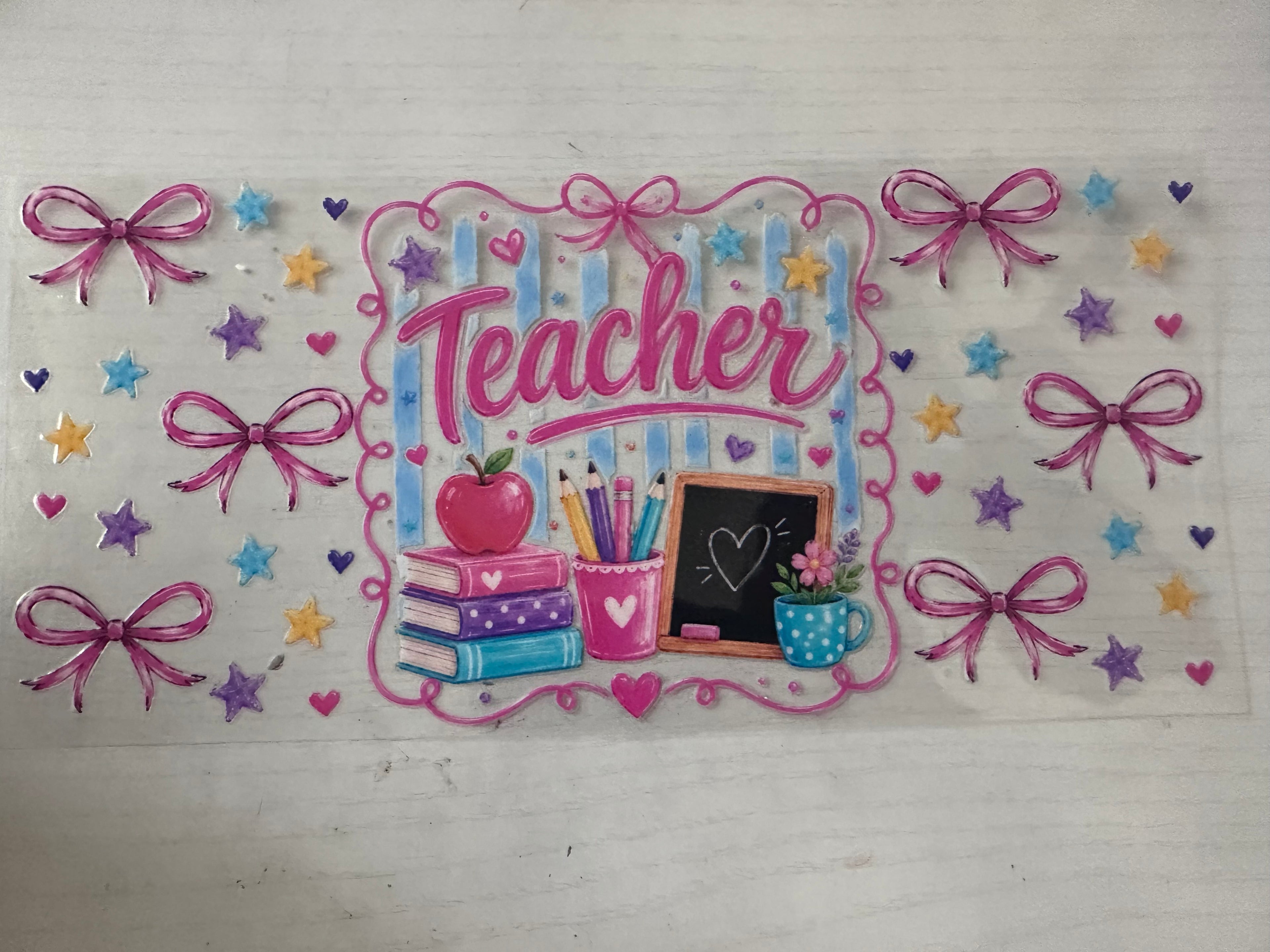 Teacher cup wrap