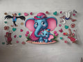 Elephant Cartoon Cup Wrap