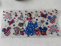 Snow White red white and blue cup wrap