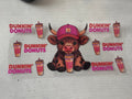 Dunkin Cow cup wrap
