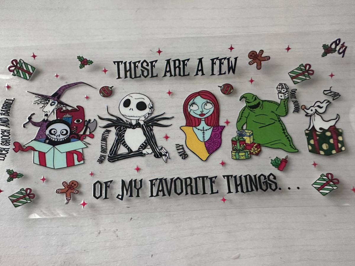 Nightmare Before Christmas cup wrap