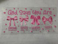 God Says cup wrap